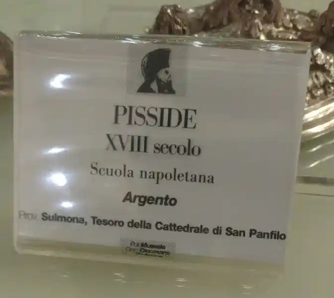 Pyx with cross on top